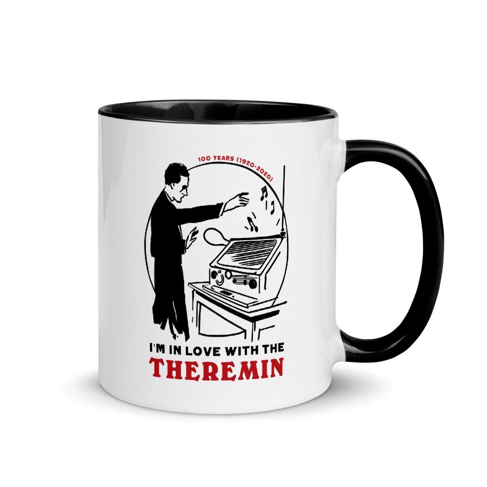 Photography of the Theremin's Centennial Mug by Thereminvox.com.